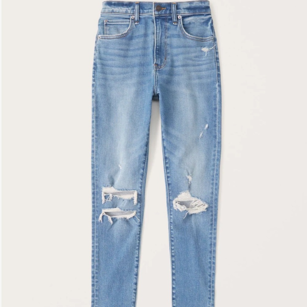 Abercrombie Super Skinny High Rise denim jean